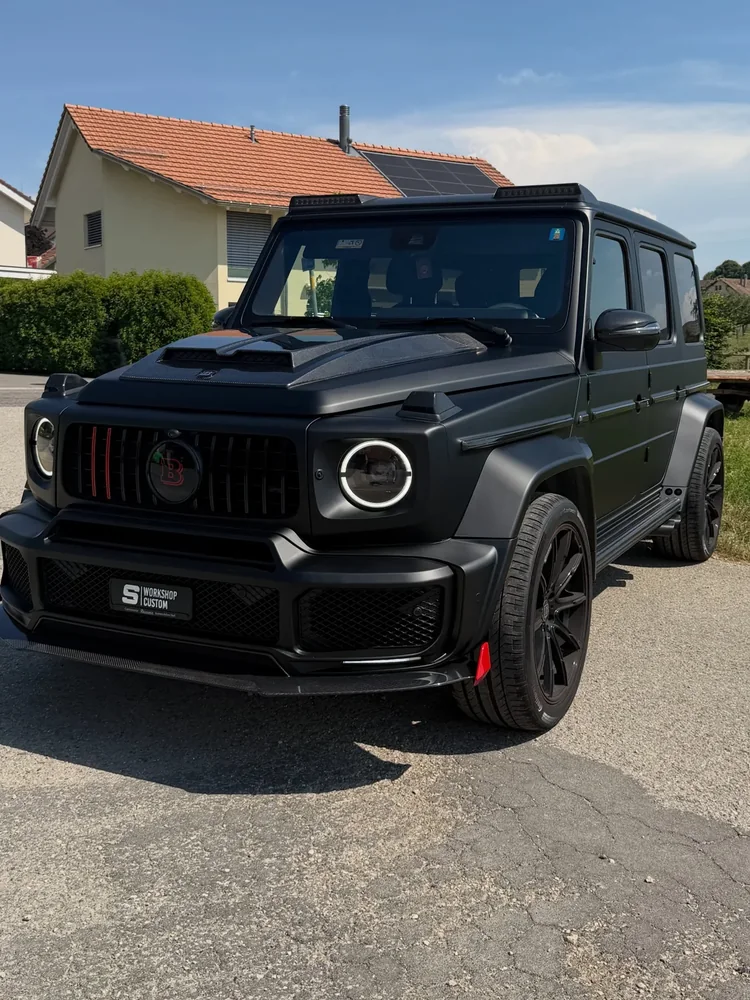 Mercedes G-Class Brabus (publié en juin 2026), full ppf noir mat : photo 1 sur 4